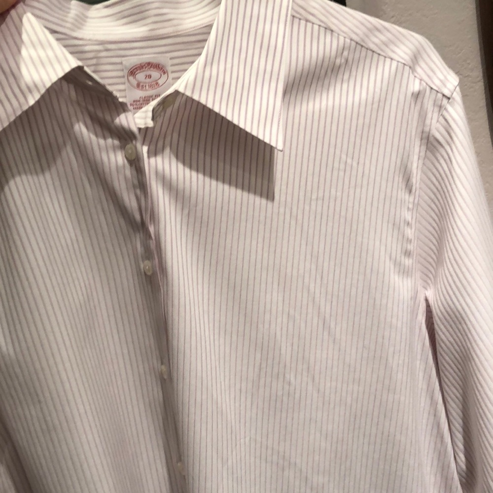 Pink Brooks brothers button up